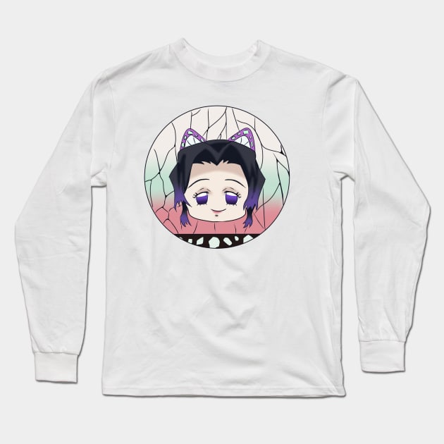 Chibi shinobu Long Sleeve T-Shirt by Miliena01-